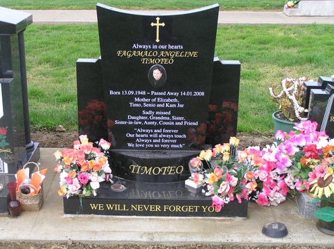 TROPHY SHAPED HEADSTONE 1